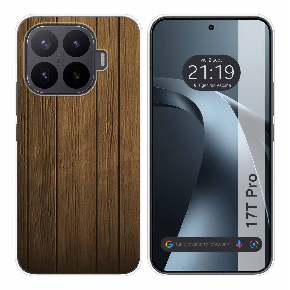 Funda Silicona para Xiaomi 17T Pro 5G diseño Madera Dibujos