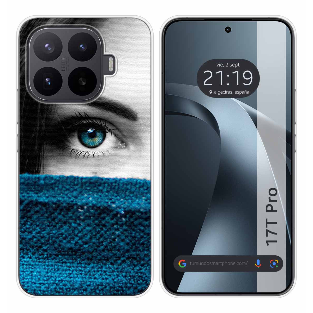 Funda Silicona para Xiaomi 17T Pro 5G diseño Ojo Dibujos