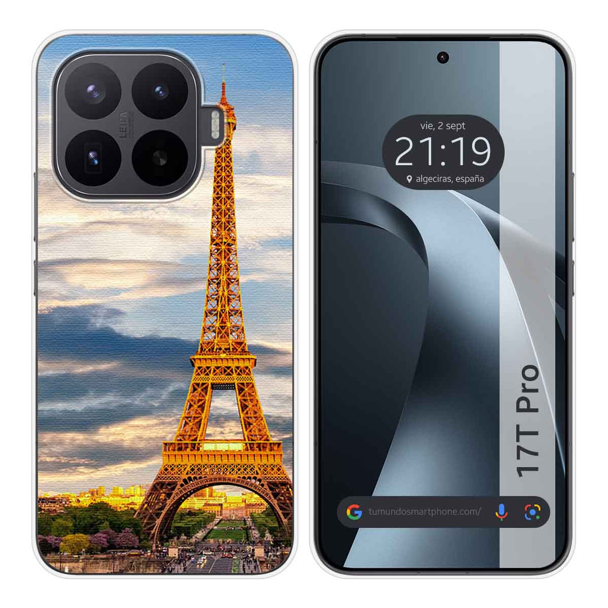 Funda Silicona para Xiaomi 17T Pro 5G diseño Paris Dibujos