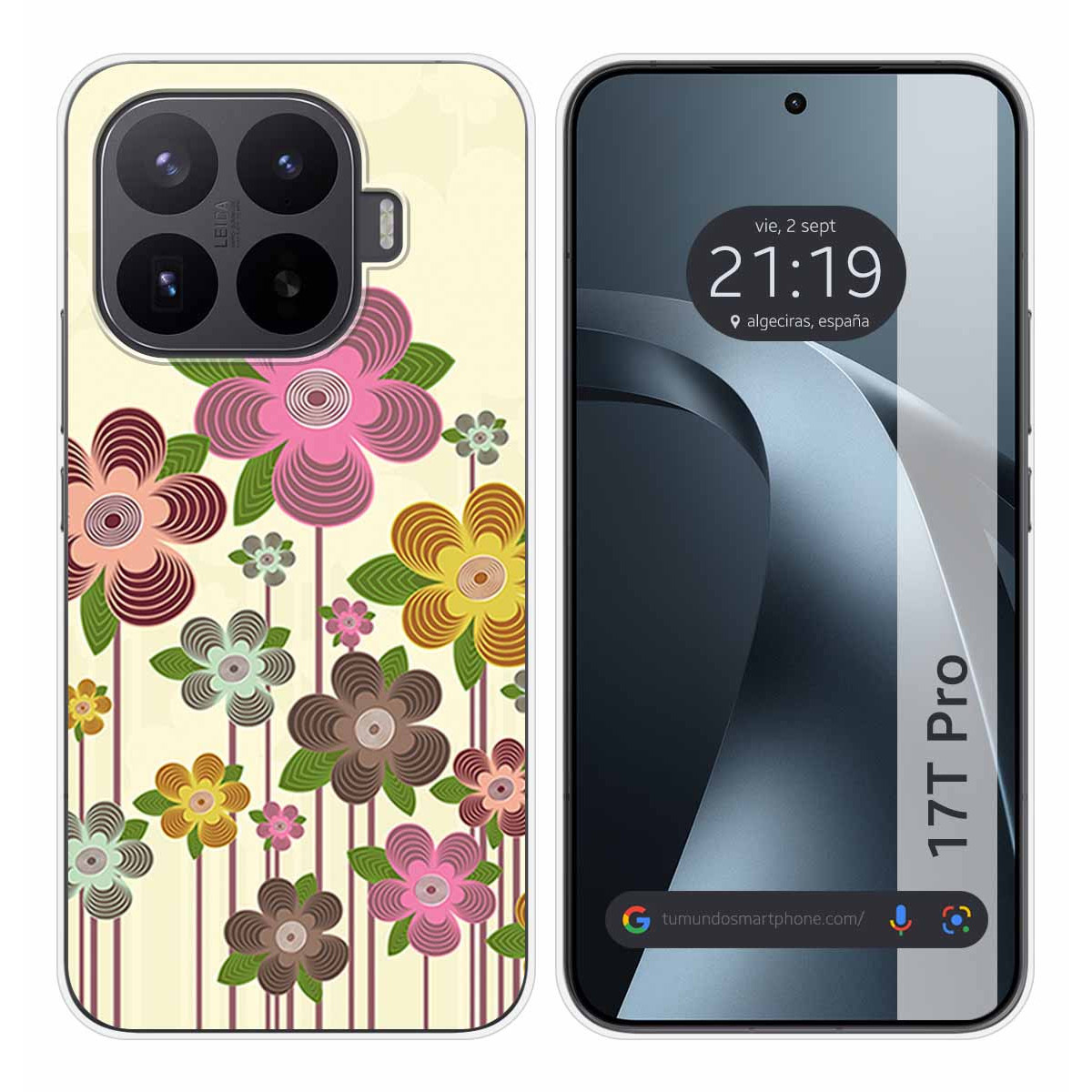 Funda Silicona para Xiaomi 17T Pro 5G diseño Primavera En Flor Dibujos