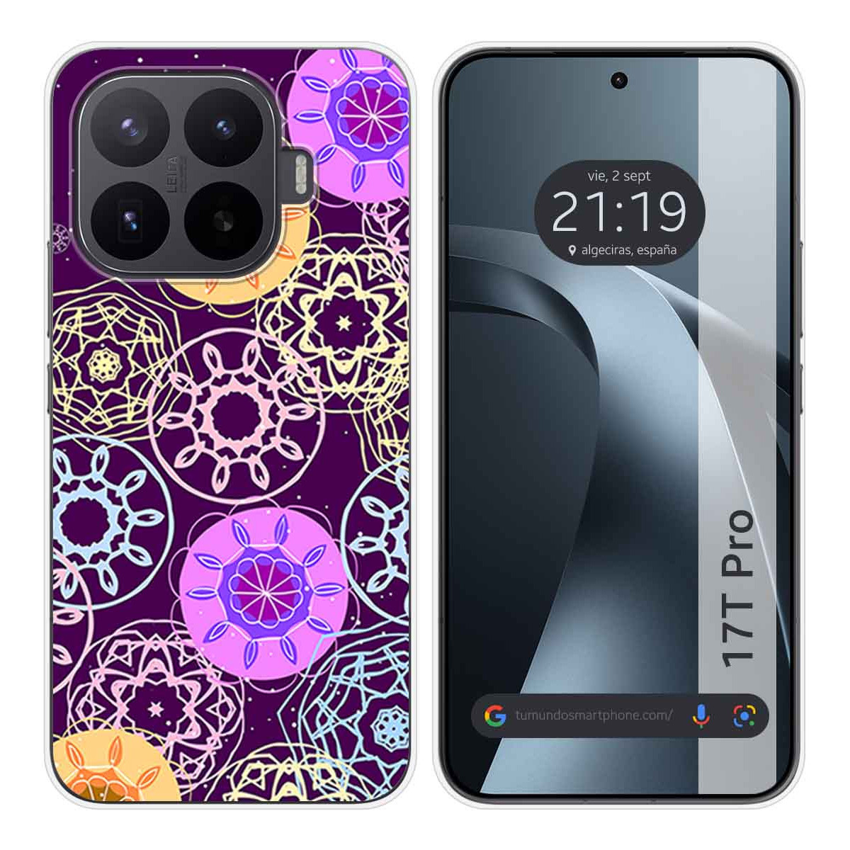Funda Silicona para Xiaomi 17T Pro 5G diseño Radial Dibujos