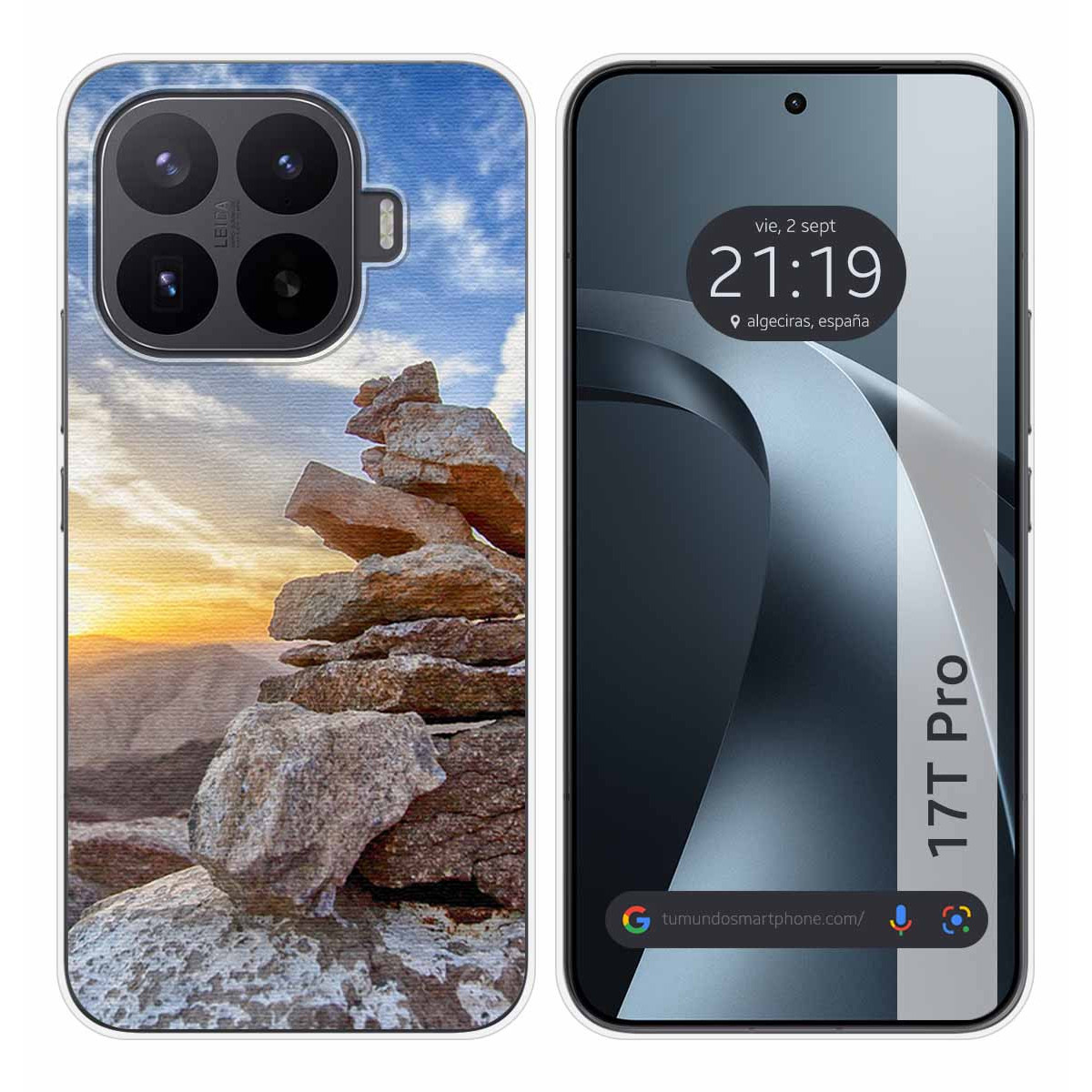 Funda Silicona para Xiaomi 17T Pro 5G diseño Sunset Dibujos