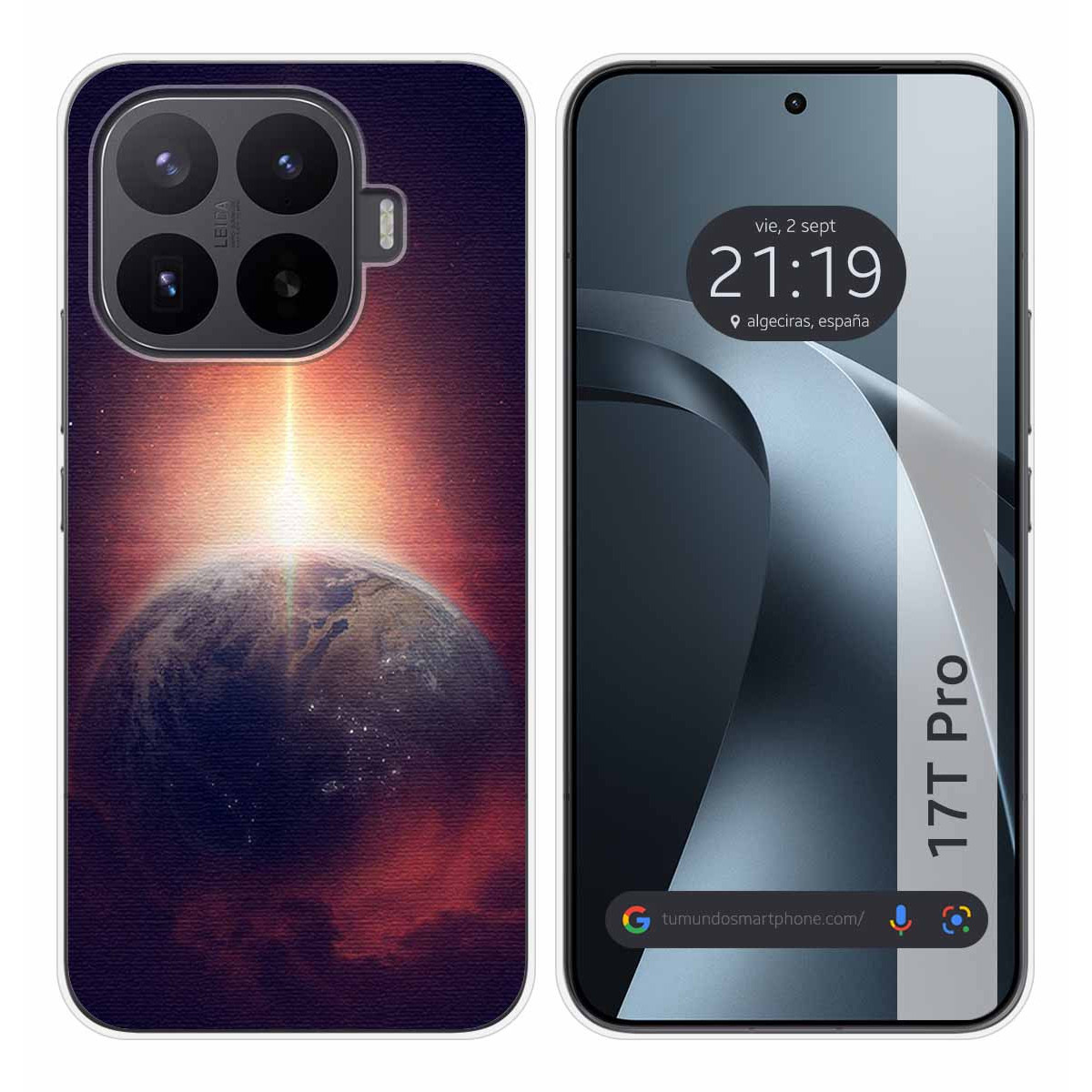 Funda Silicona para Xiaomi 17T Pro 5G diseño Tierra Dibujos