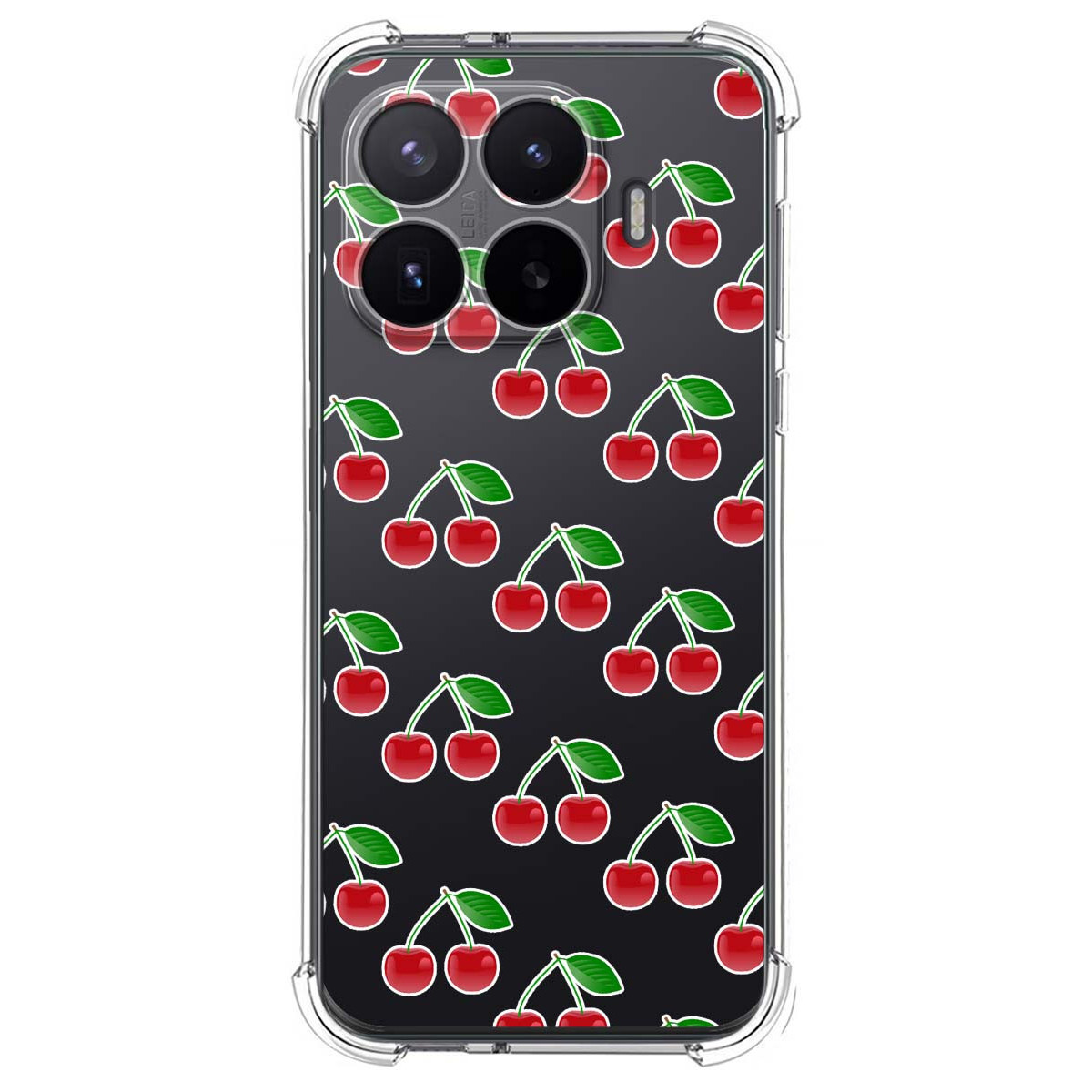 Funda Silicona Antigolpes para Xiaomi 17T Pro 5G diseño Cerezas Dibujos