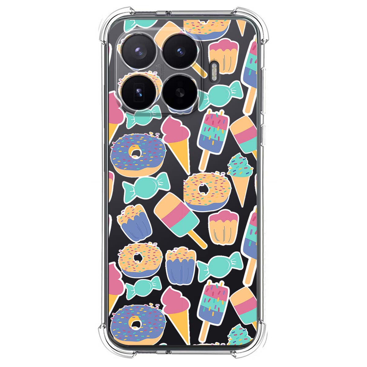 Funda Silicona Antigolpes para Xiaomi 17T Pro 5G diseño Dulces 02 Dibujos