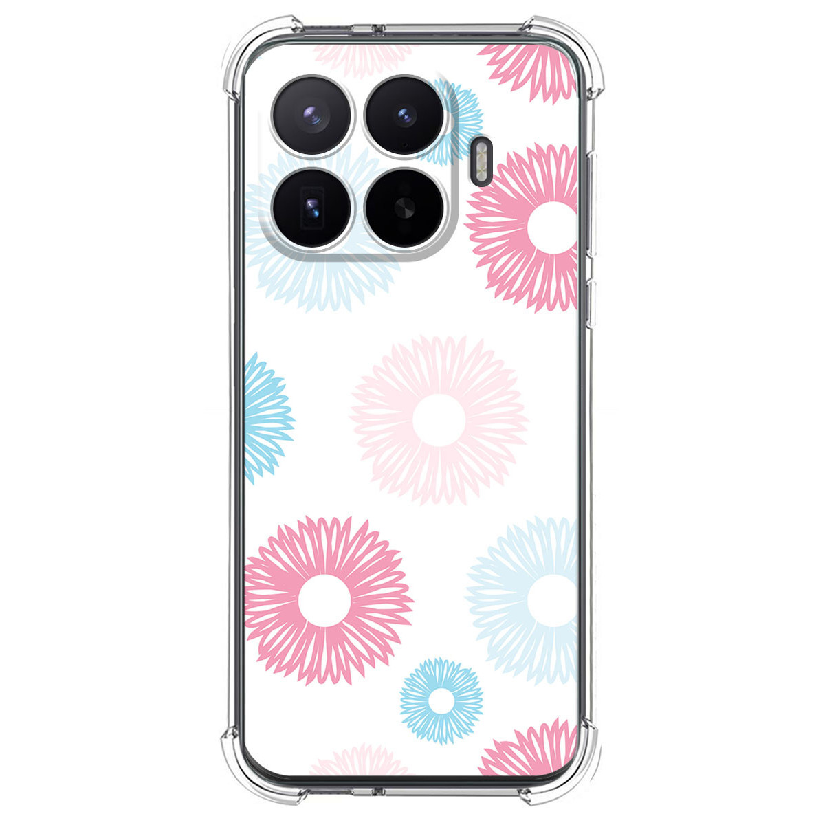 Funda Silicona Antigolpes para Xiaomi 17T Pro 5G diseño Flores 06 Dibujos