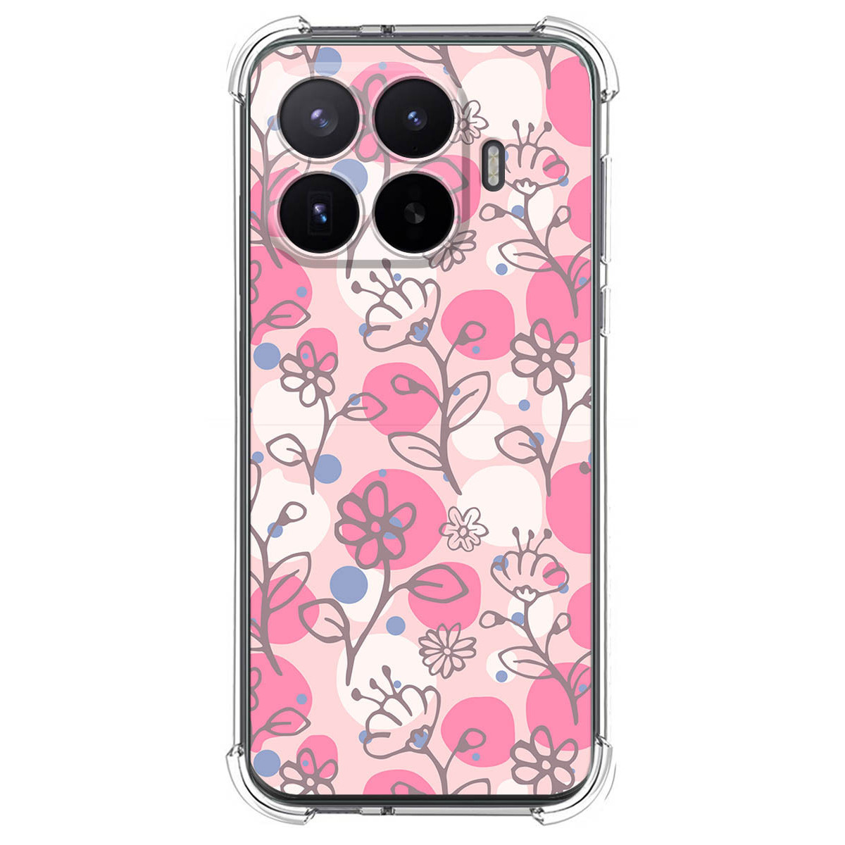 Funda Silicona Antigolpes para Xiaomi 17T Pro 5G diseño Flores 07 Dibujos