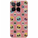 Funda Silicona Líquida Rosa para Xiaomi 17T Pro 5G diseño Catrina Dibujos