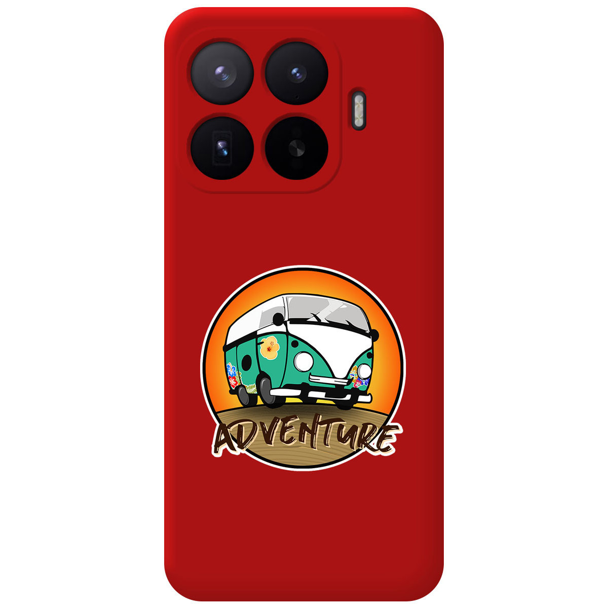 Funda Silicona Líquida Roja para Xiaomi 17T Pro 5G diseño Adventure Dibujos