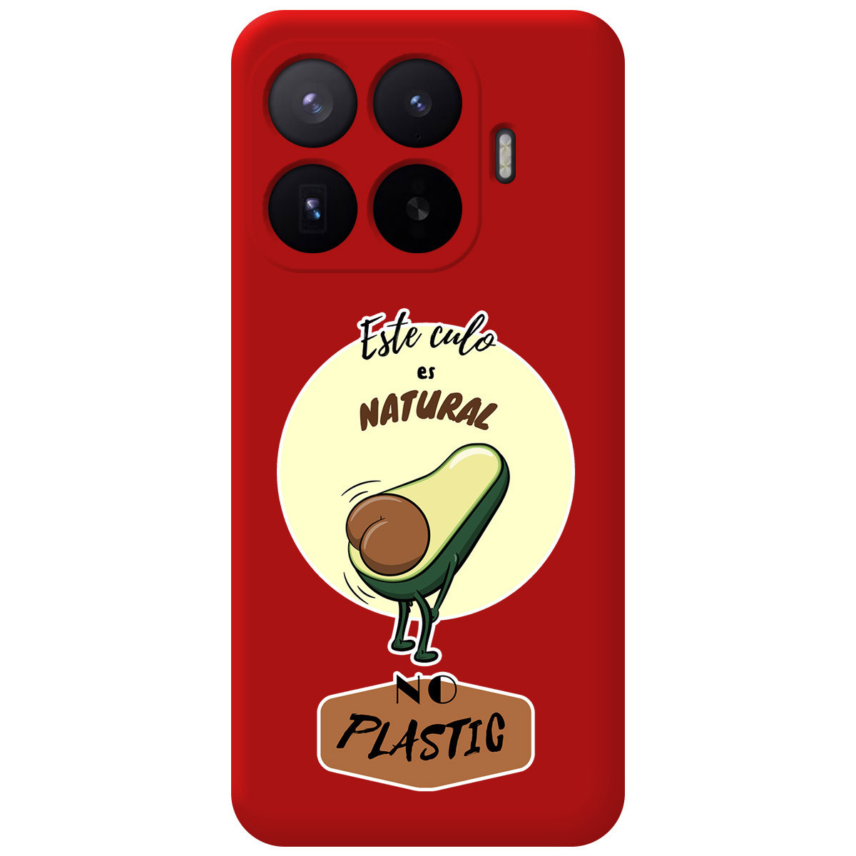 Funda Silicona Líquida Roja para Xiaomi 17T Pro 5G diseño Culo Natural Dibujos