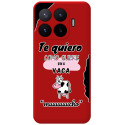 Funda Silicona Líquida Roja para Xiaomi 17T Pro 5G diseño Vaca Dibujos