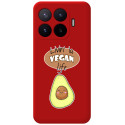 Funda Silicona Líquida Roja para Xiaomi 17T Pro 5G diseño Vegan Life Dibujos