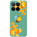 Funda Silicona Líquida Verde para Xiaomi 17T Pro 5G diseño Abeja Dibujos