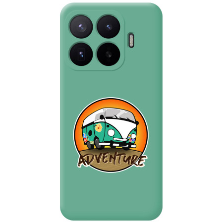 Funda Silicona Líquida Verde para Xiaomi 17T Pro 5G diseño Adventure Dibujos