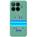 Funda Silicona Líquida Verde para Xiaomi 17T Pro 5G diseño Agua Dibujos