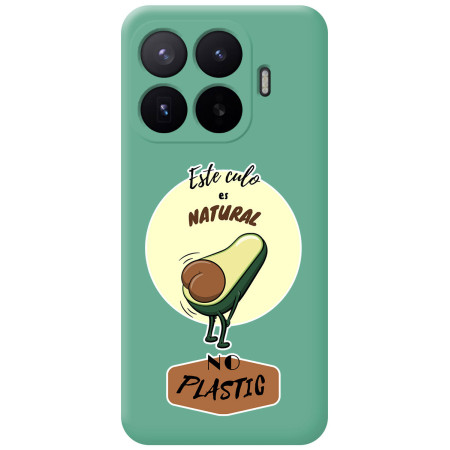 Funda Silicona Líquida Verde para Xiaomi 17T Pro 5G diseño Culo Natural Dibujos