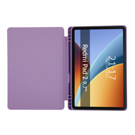 Funda con tapa Smart para Xiaomi Redmi Pad 2 9.7 color Morada
