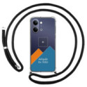 Personaliza tu Funda Colgante Transparente para Vivo Y21 5G con Cordon Negro Dibujo Personalizada
