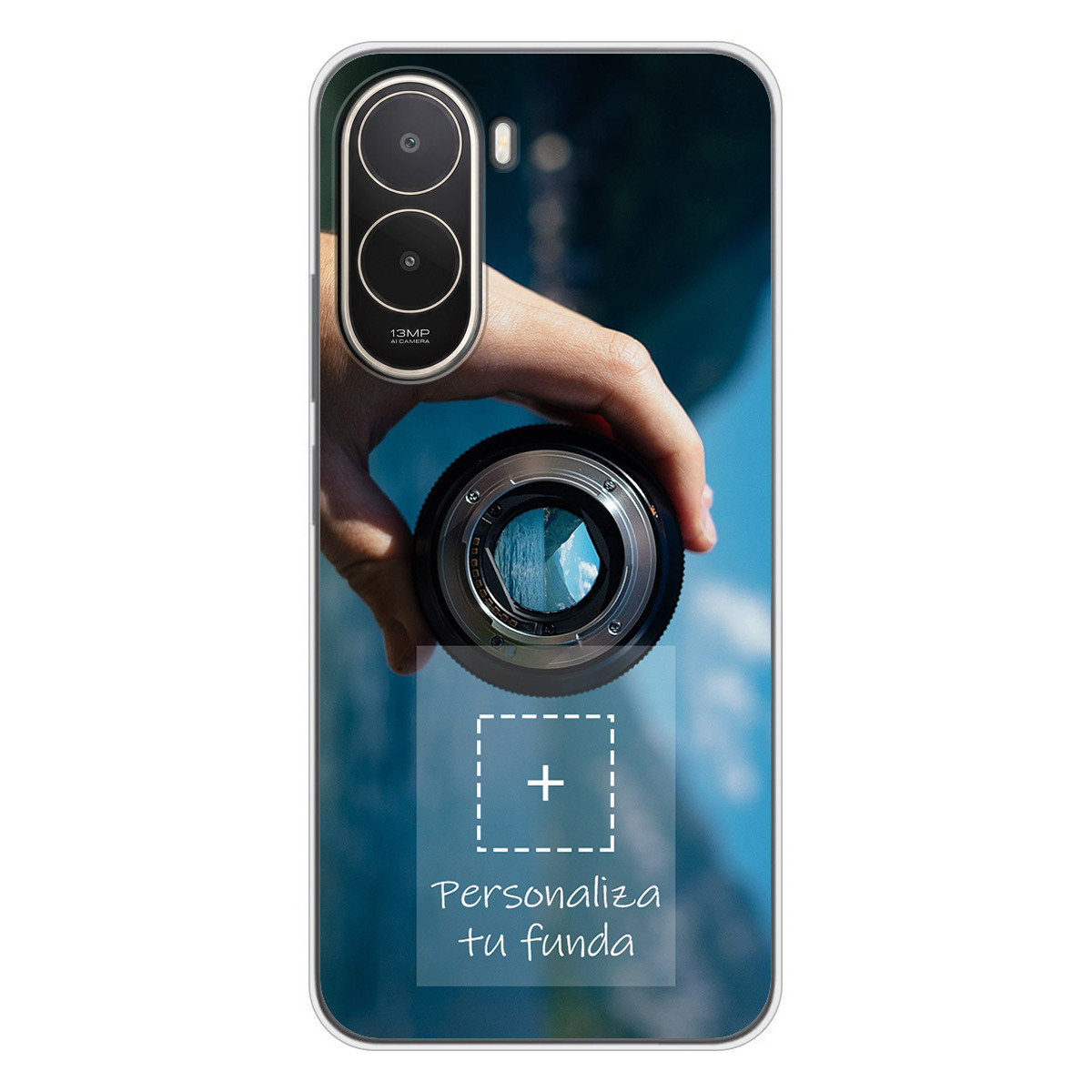 Personaliza tu Funda Silicona Gel Tpu Transparente con tu Fotografia para Xiaomi Poco C81 Pro 4G Dibujo Personalizada