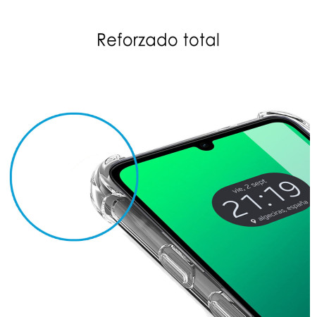 Funda Silicona Antigolpes Transparente para Vivo Y21 5G