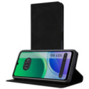 Funda Libro de Polipiel con tarjetero para Vivo Y21 5G color Negra