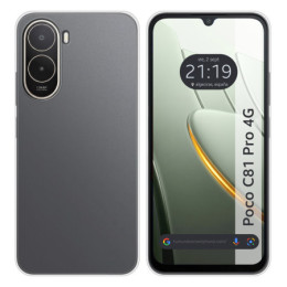 Funda Silicona Gel TPU Transparente para Xiaomi Poco C81...