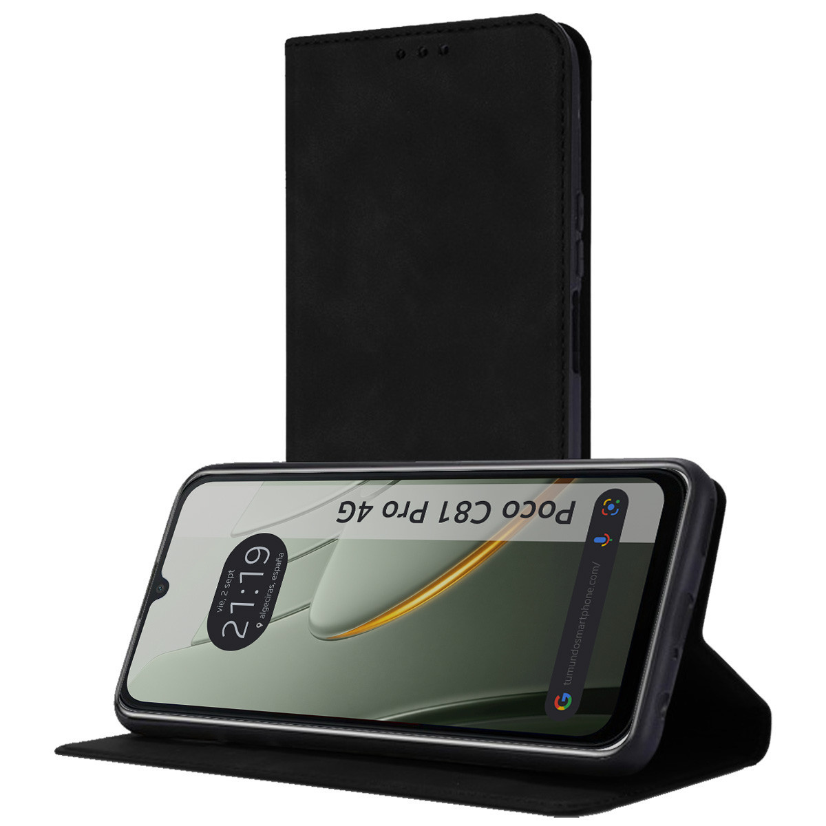 Funda Libro de Polipiel con tarjetero para...