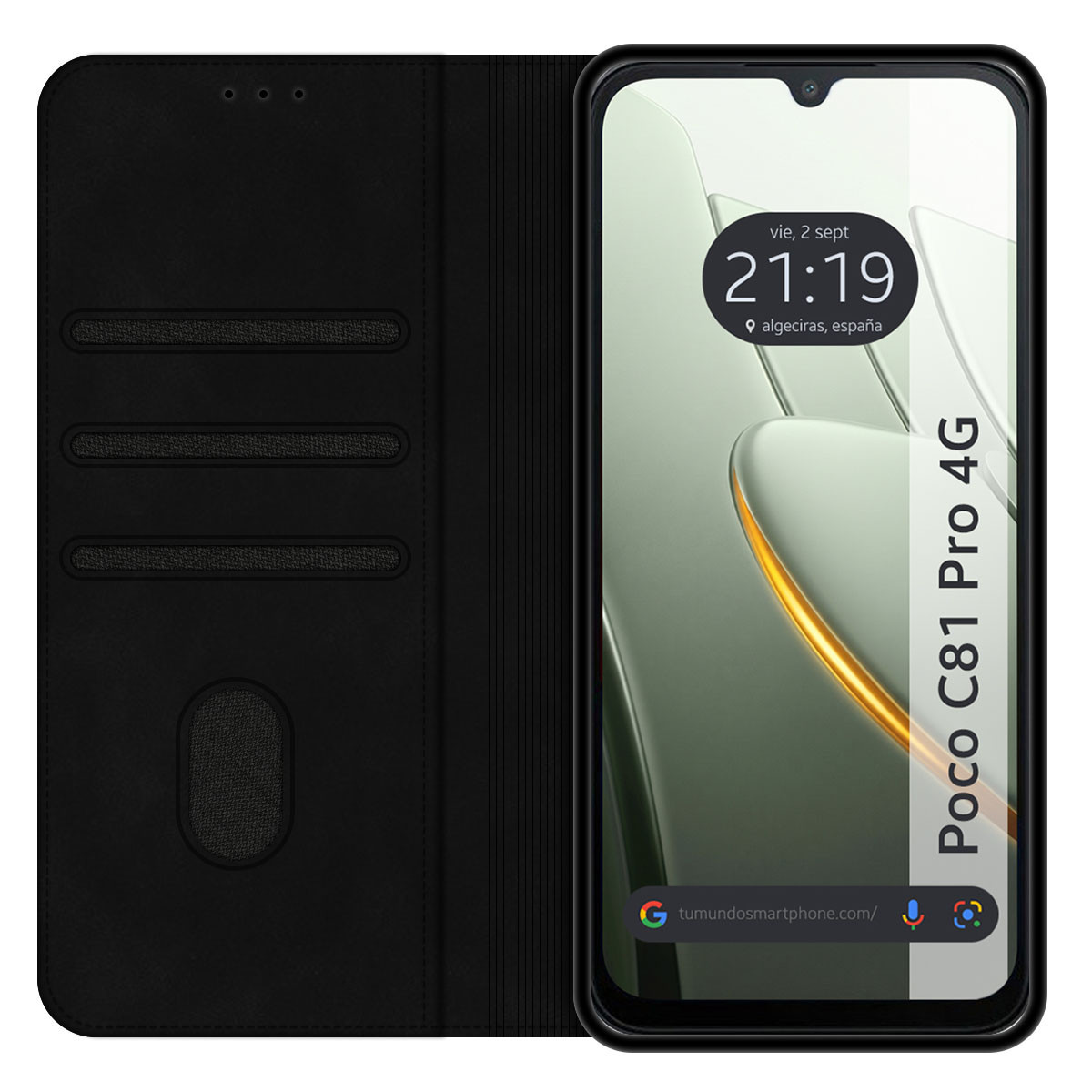 Funda Libro de Polipiel con tarjetero para...