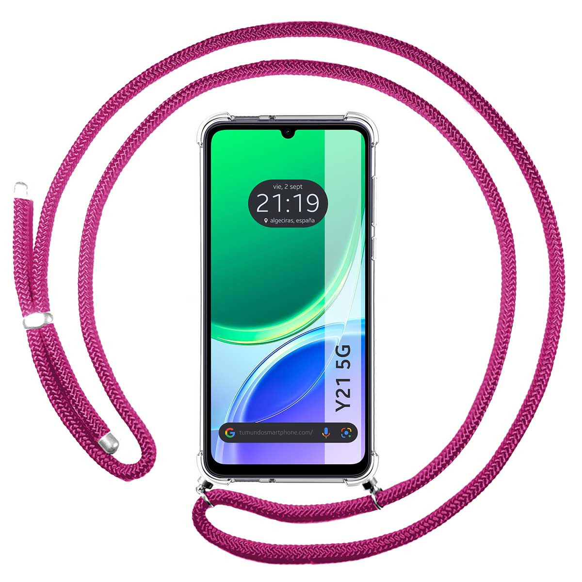 Funda Colgante Transparente para Vivo Y21 5G...