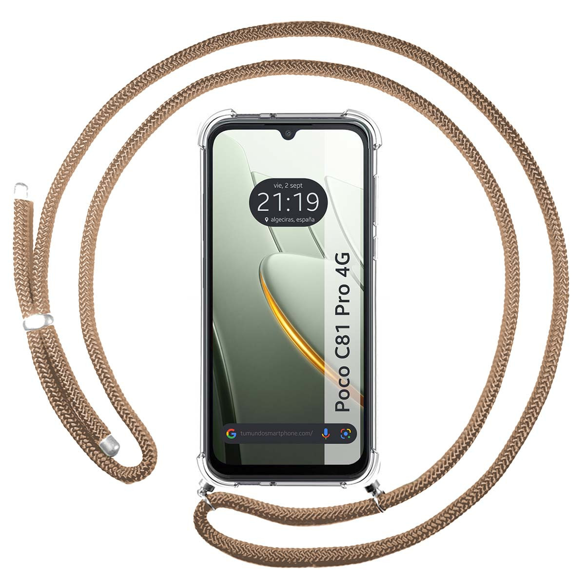 Funda Colgante Transparente para Xiaomi Poco...