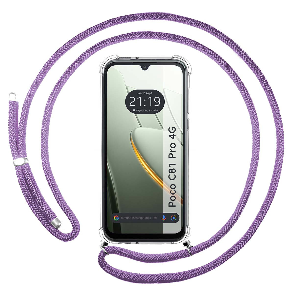 Funda Colgante Transparente para Xiaomi Poco...