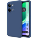Funda Silicona Líquida Ultra Suave para Vivo Y21 5G color Azul