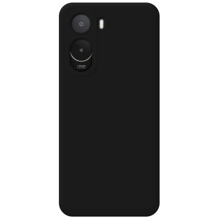Funda Silicona Líquida Ultra Suave para Xiaomi Poco C81 Pro 4G color Negra