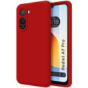 Funda Silicona Líquida Ultra Suave para Xiaomi Poco C81 Pro 4G color Roja