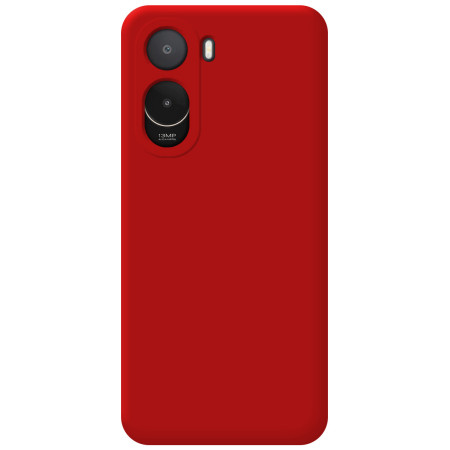 Funda Silicona Líquida Ultra Suave para Xiaomi Poco C81 Pro 4G color Roja