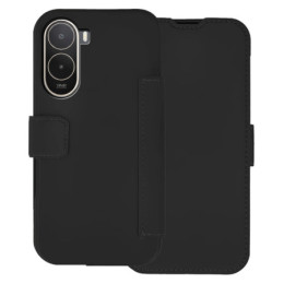 Funda Silicona Suave con Tapa para Xiaomi Poco C81 Pro 4G color Negra