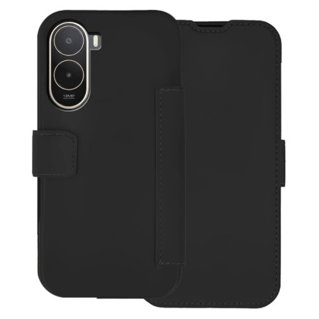 Funda Silicona Suave con Tapa para Xiaomi Poco C81 Pro 4G color Negra