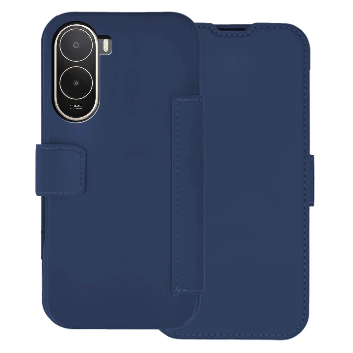 Funda Silicona Suave con Tapa para Xiaomi Poco C81 Pro 4G color Azul