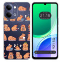 Funda Silicona Transparente para Vivo Y21 5G diseño Capibara 01 Dibujos