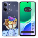 Funda Silicona Transparente para Vivo Y21 5G diseño Cabra Dibujos