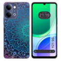 Funda Silicona Transparente para Vivo Y21 5G diseño Mandala Dibujos