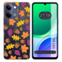 Funda Silicona Transparente para Vivo Y21 5G diseño Otoño Dibujos