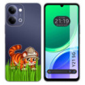Funda Silicona Transparente para Vivo Y21 5G diseño Tigre Dibujos