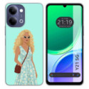 Funda Silicona para Vivo Y21 5G diseño Mujer 07 Dibujos