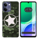 Funda Silicona para Vivo Y21 5G diseño Camuflaje 01 Dibujos