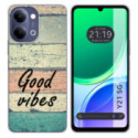 Funda Silicona para Vivo Y21 5G diseño Madera 01 Dibujos