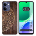 Funda Silicona para Vivo Y21 5G diseño Madera 06 Dibujos