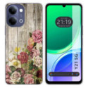 Funda Silicona para Vivo Y21 5G diseño Madera 08 Dibujos