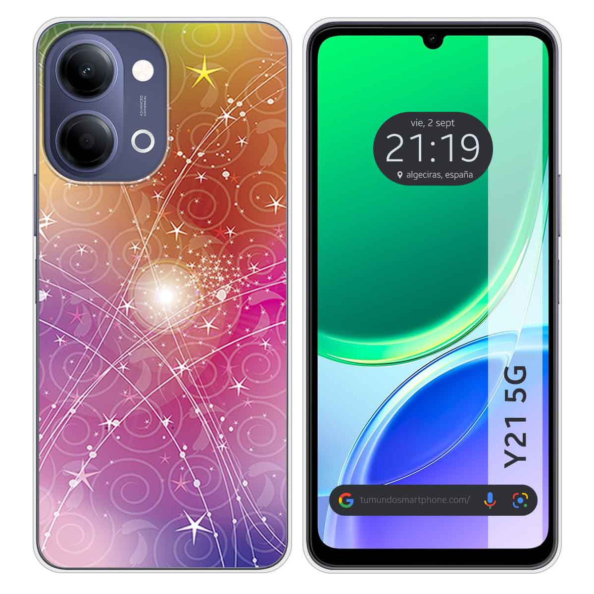 Funda Silicona para Vivo Y21 5G diseño...