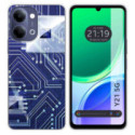 Funda Silicona para Vivo Y21 5G diseño Circuito Dibujos
